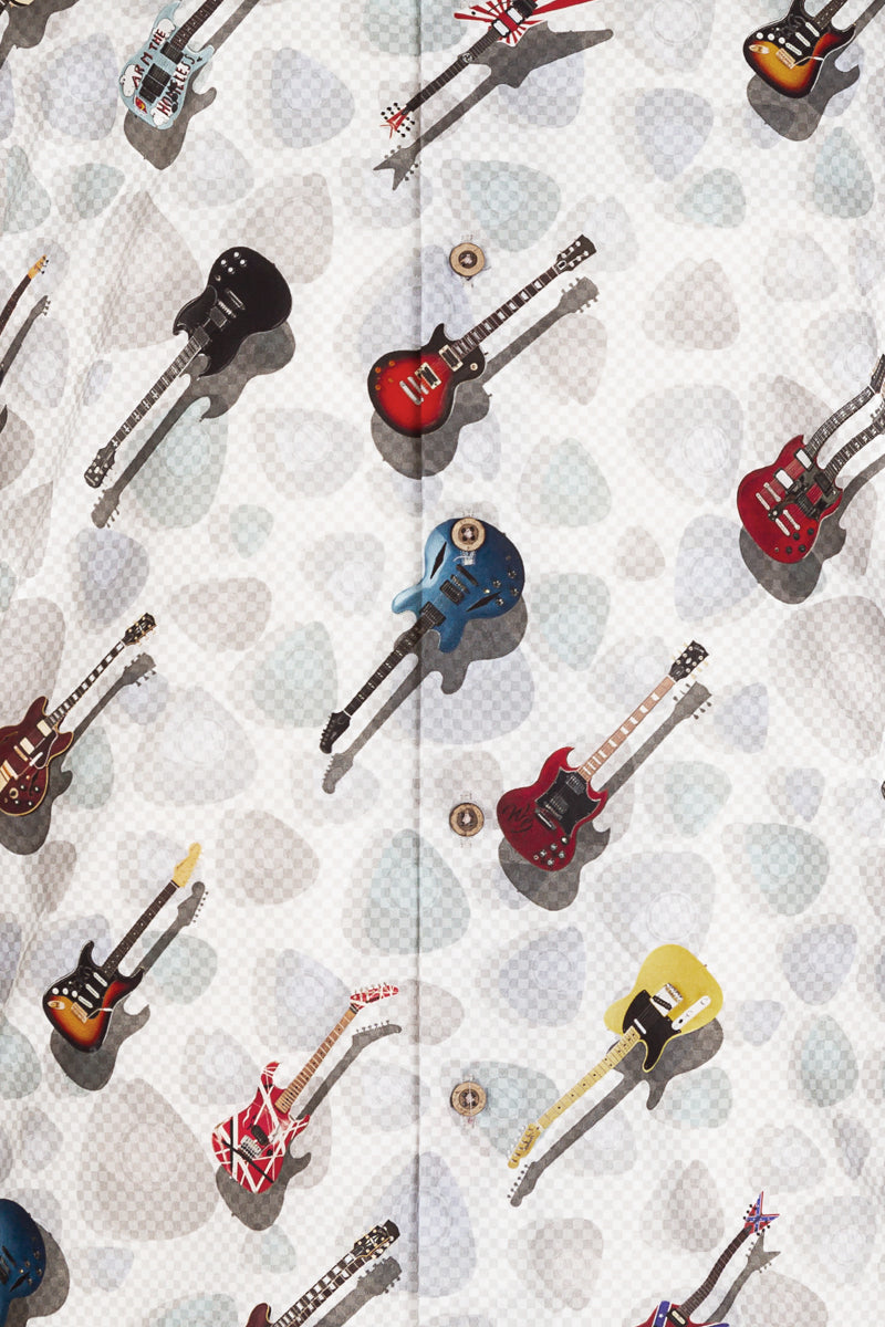 Iconic Guitars Korte Mouw Overhemd