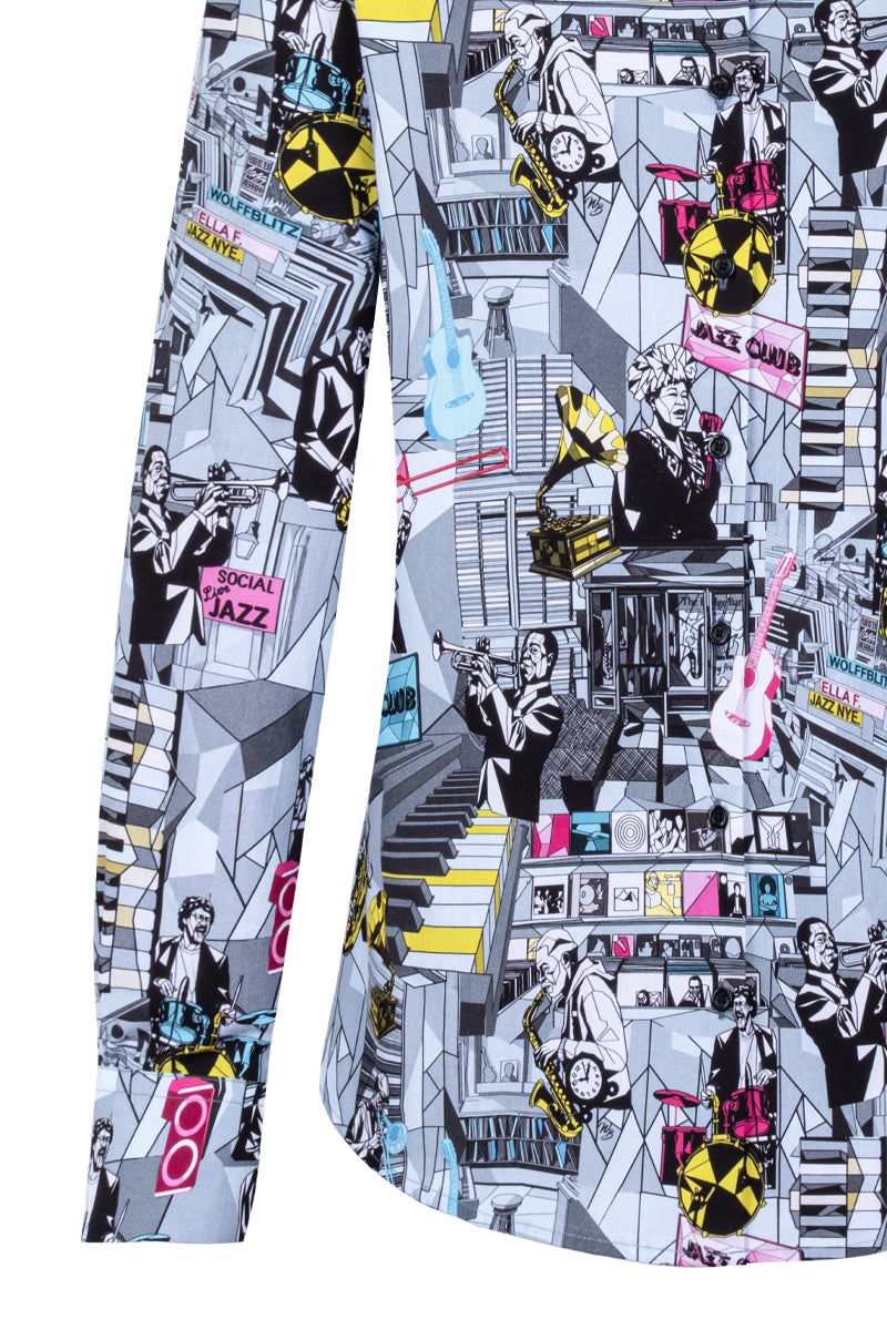 Jazz Icon inspired Long Sleeve Shirt for Women