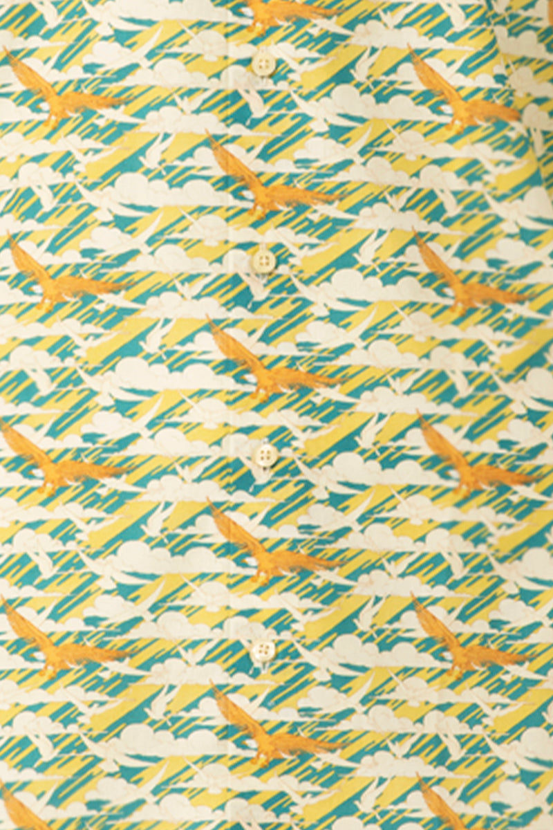 The Eagles Print Long Sleeve Shirt for Men