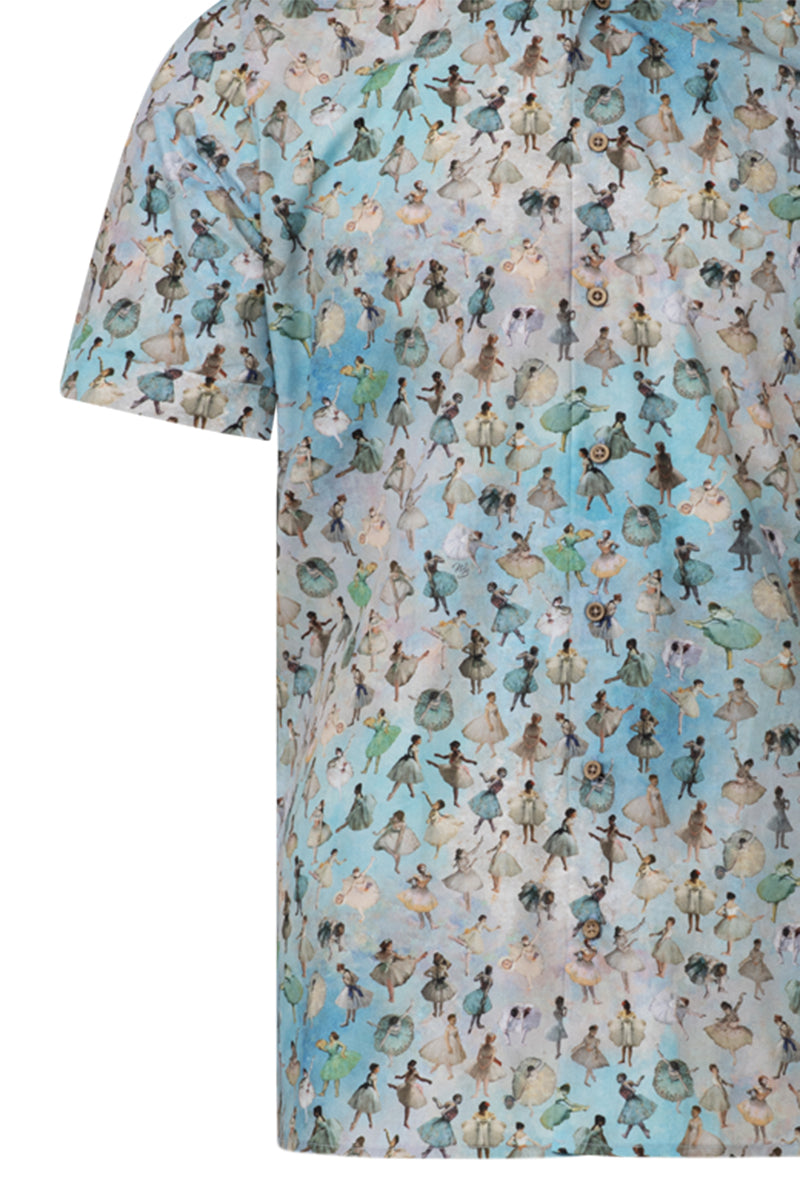 Ballerinas of Edgar Degas Short Sleeve Men's Shirt