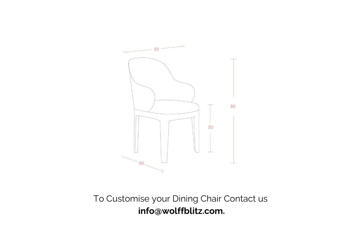 Garland of fruits and flowers dining chair