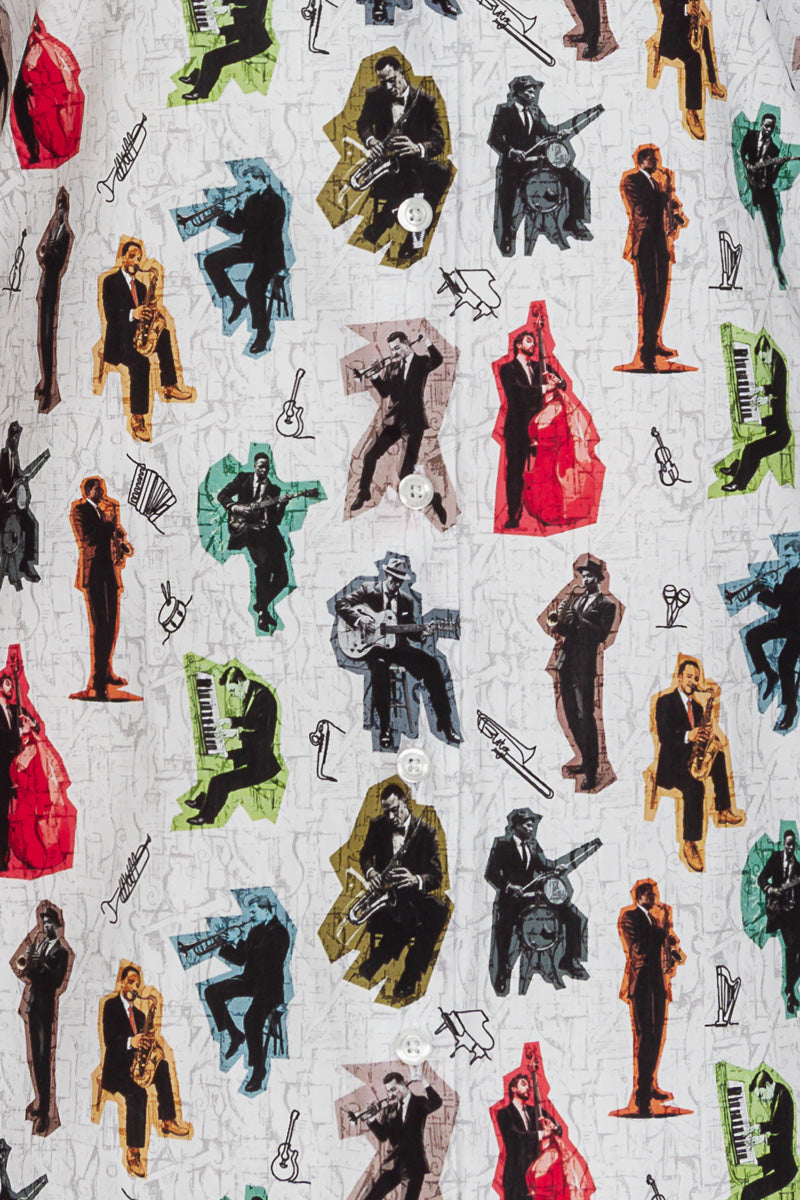 Electric Swing Print Blouse voor Vrouwen