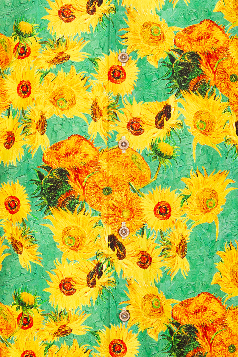 Van Gogh Sunflowers Printed Shirt for Women