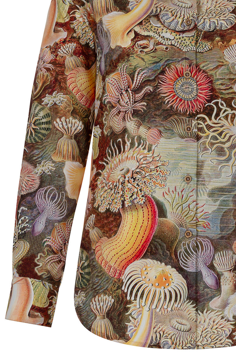Actiniae by Ernst Haeckel Print Long Sleeve Shirt voor Dames