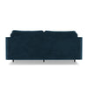 Petrol blue colour velvet sofa