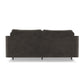 Smoked gray colour velvet sofa