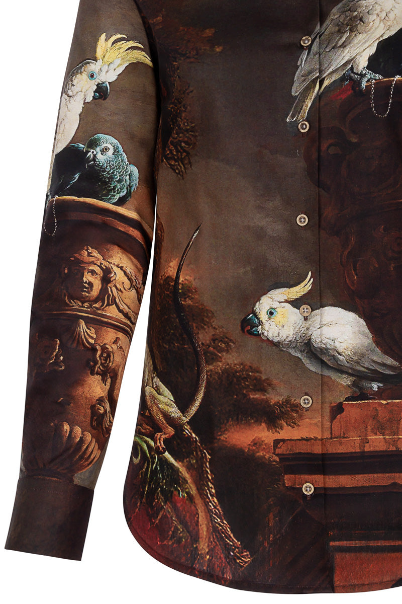 De Menagerie Print Long Sleeve Shirt for Women