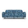 Blue Abstract sofa Wolff Blitz