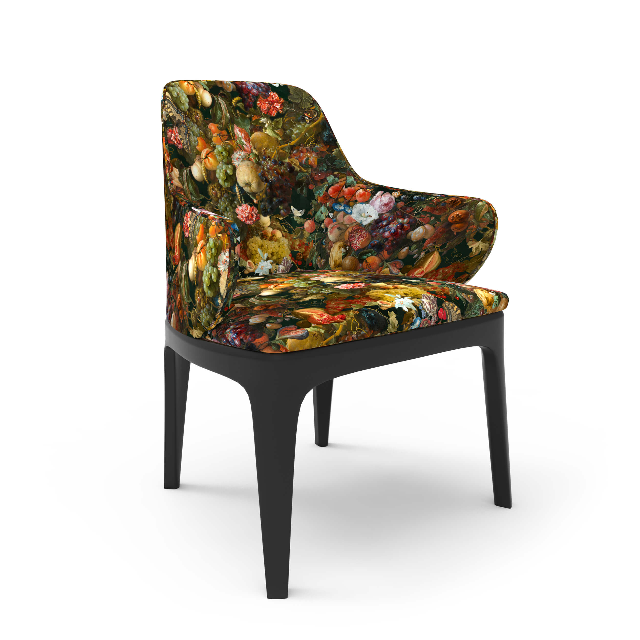 Garland of Fruits and Flowers Dining Chair – Wolff Blitz