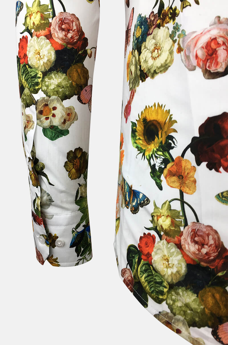 Rachel Ruysch Printed Long Sleeve Men's Shirt