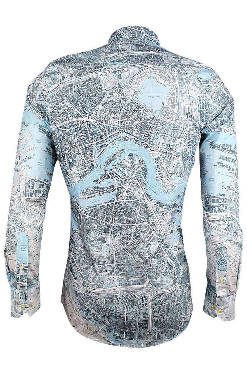 Rotterdam Blue Map