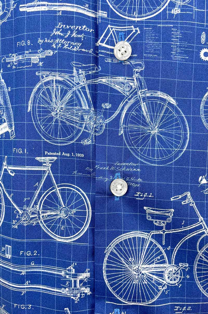 Blue Print Bicycle Short Sleeve - Wolff Blitz