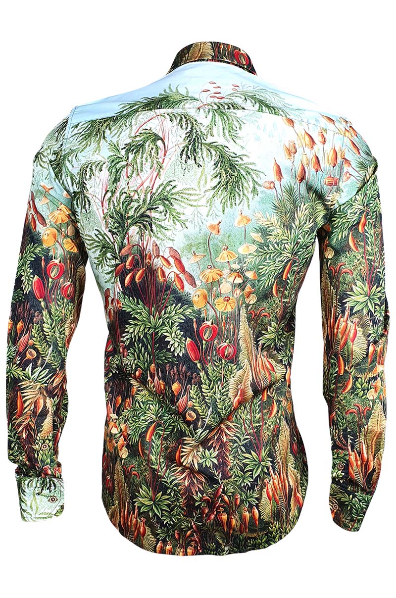 Moss-Jungle Ernst Haeckel Long Sleeve Men's Shirt