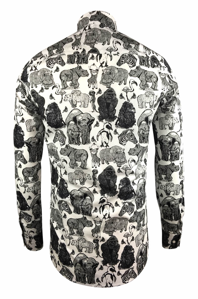 Blijdorp P. Zandvliet Lange Mouw Overhemd voor Mannen