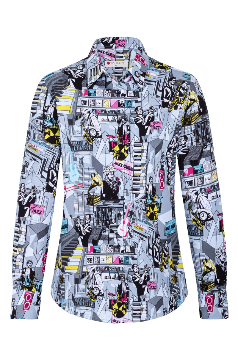 Jazz Icon inspired Long Sleeve Shirt for Women