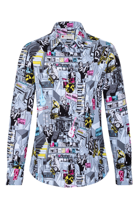 Jazz Icon inspired Long Sleeve Shirt for Women