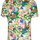 Floral Papillon Korte Mouw Overhemd