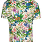 Floral Papillon Korte Mouw Overhemd