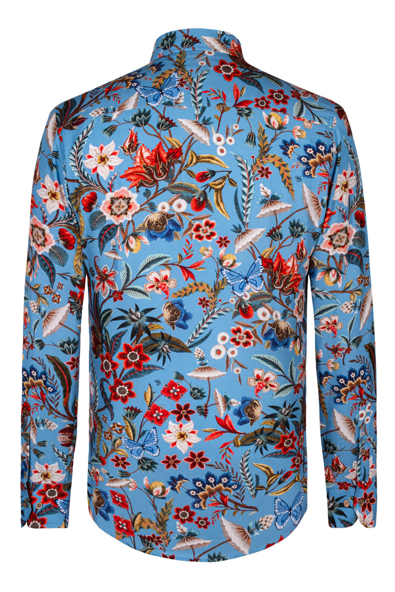 Victorian Flowers inspired Long Sleeve Men's Shirt