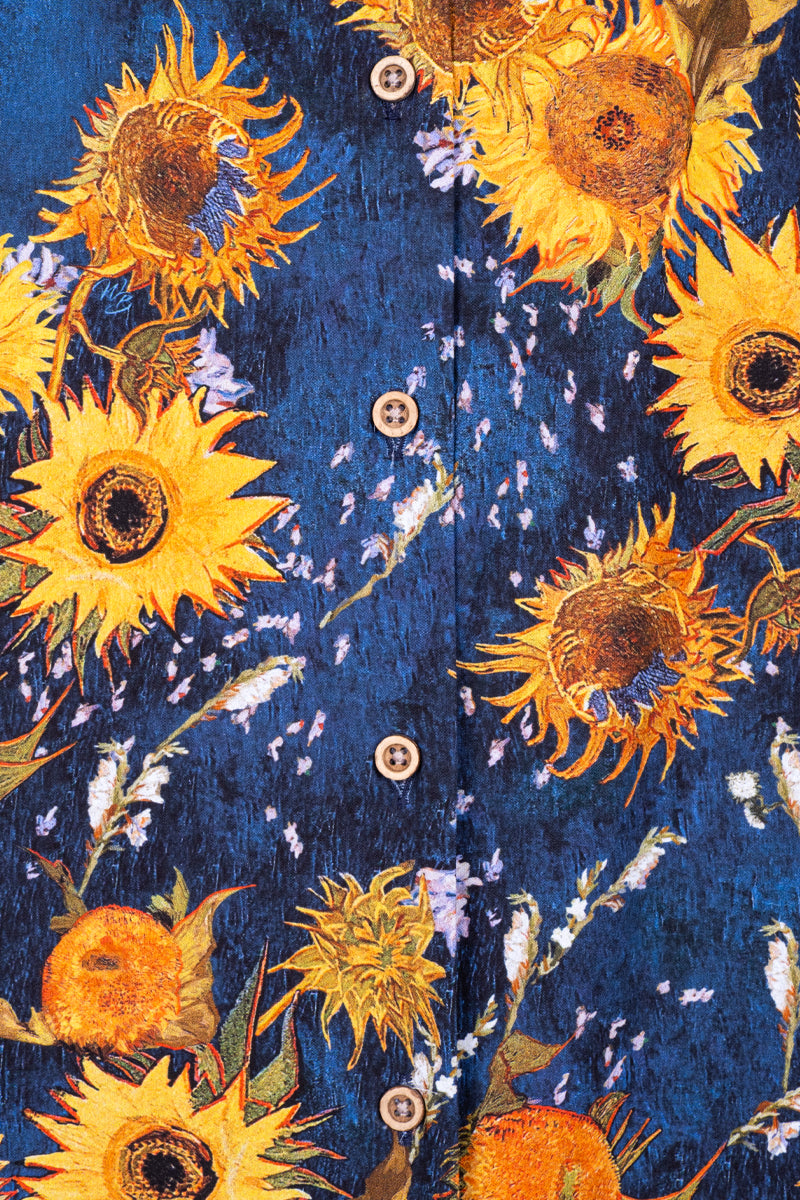 New Sunflower inspired Long Sleeve Shirt for Women