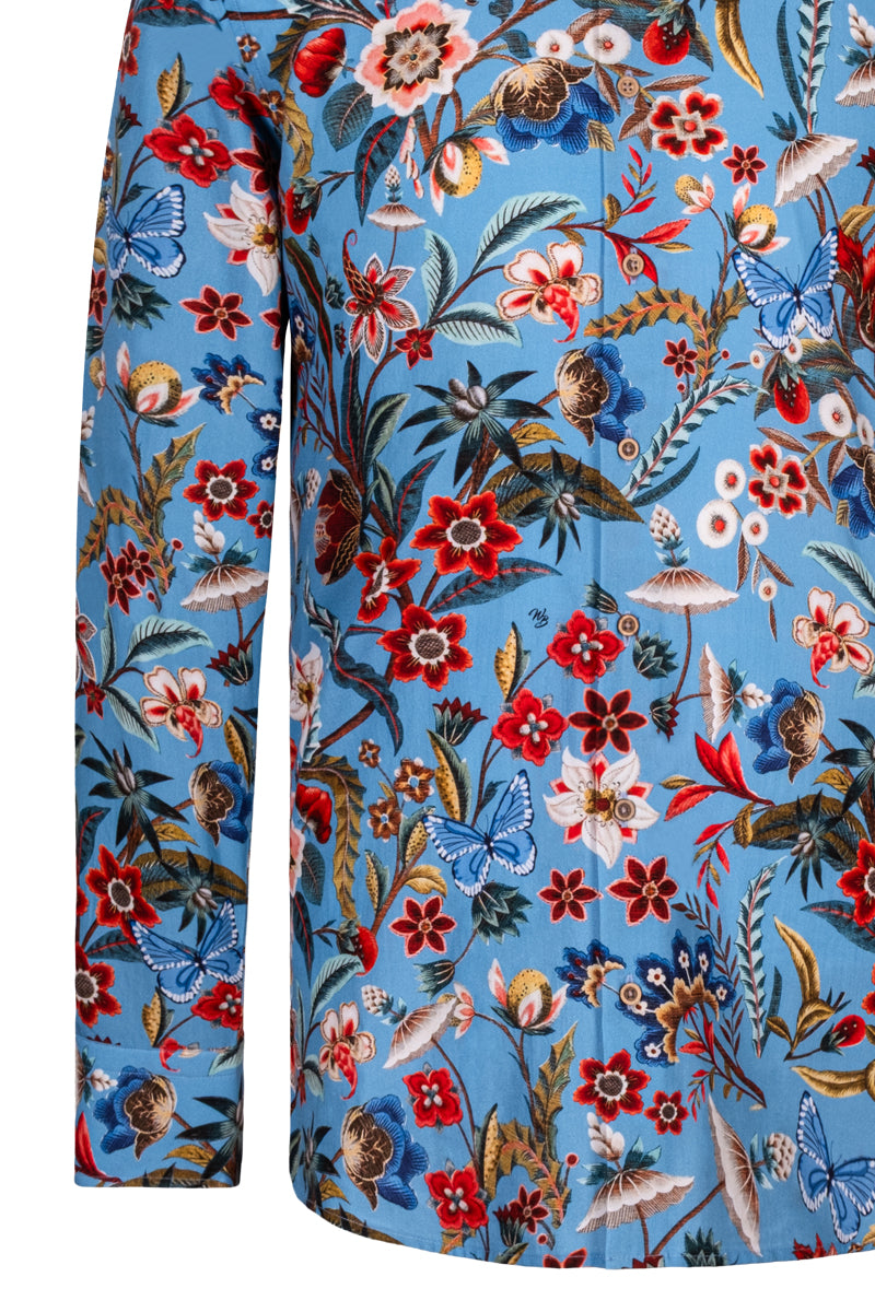 Victorian Flowers inspired Long Sleeve Men's Shirt