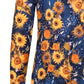 New Sunflower inspired Long Sleeve Shirt for Women