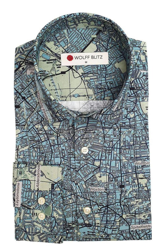 Londen kaart Overhemd