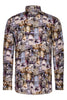 Victor Horta's Architecture inspired Long Sleeve Men's Shirt