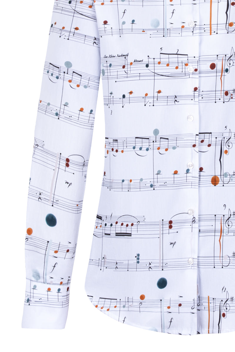 Mozart inspired Long Sleeve Shirt for Women