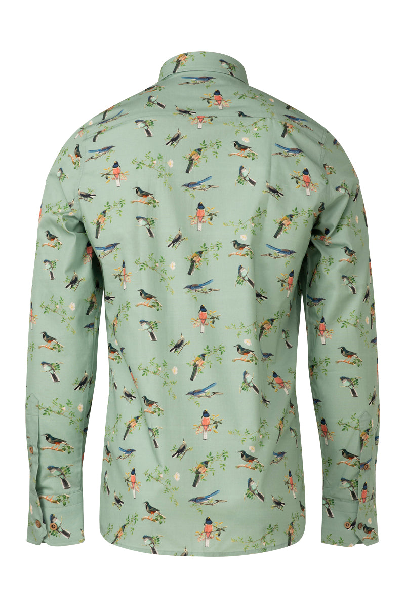 Early Birds Print Long Sleeve Shirt for Men – Wolff Blitz