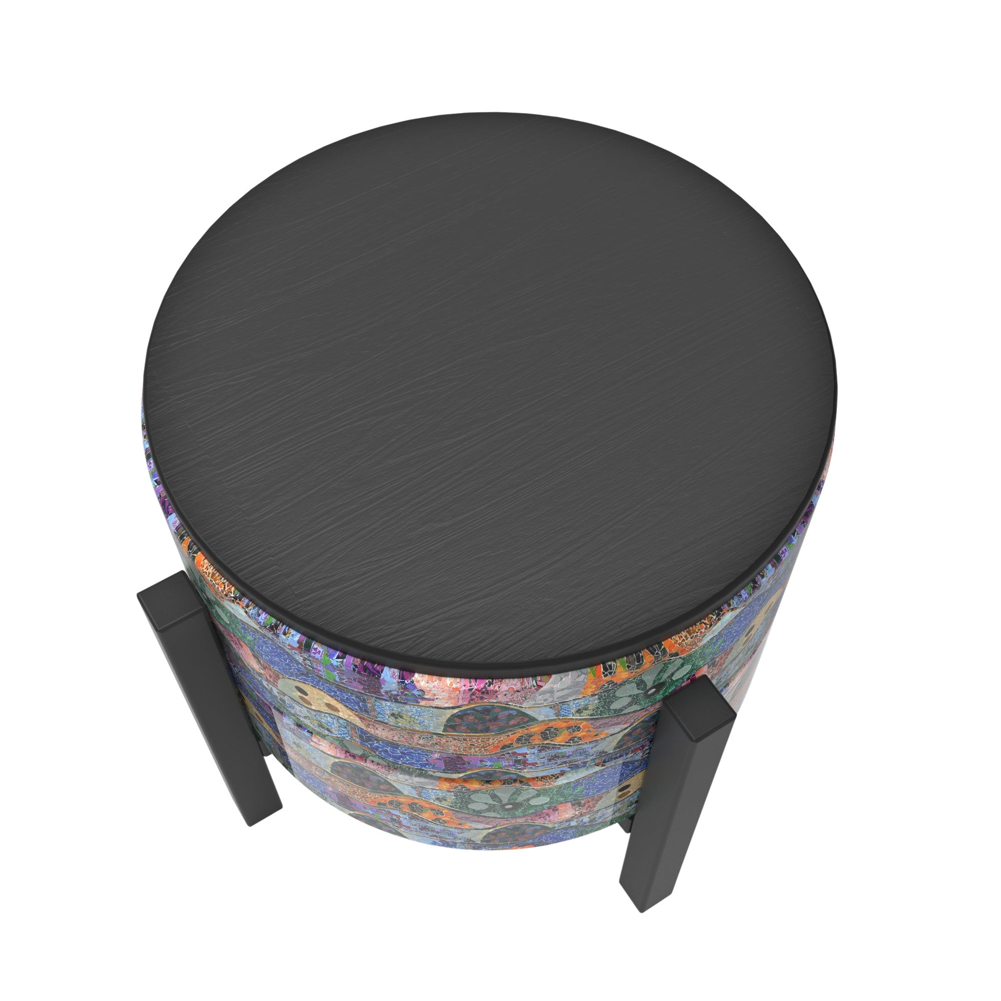 Gaudi-inspirierter Pouf-Tisch