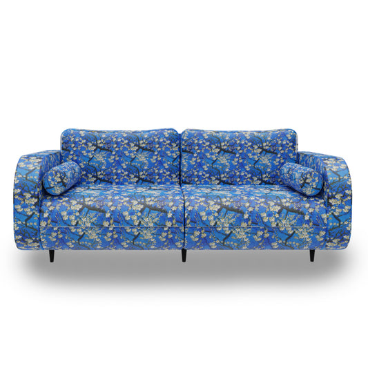 Blue Almond blossom sofa