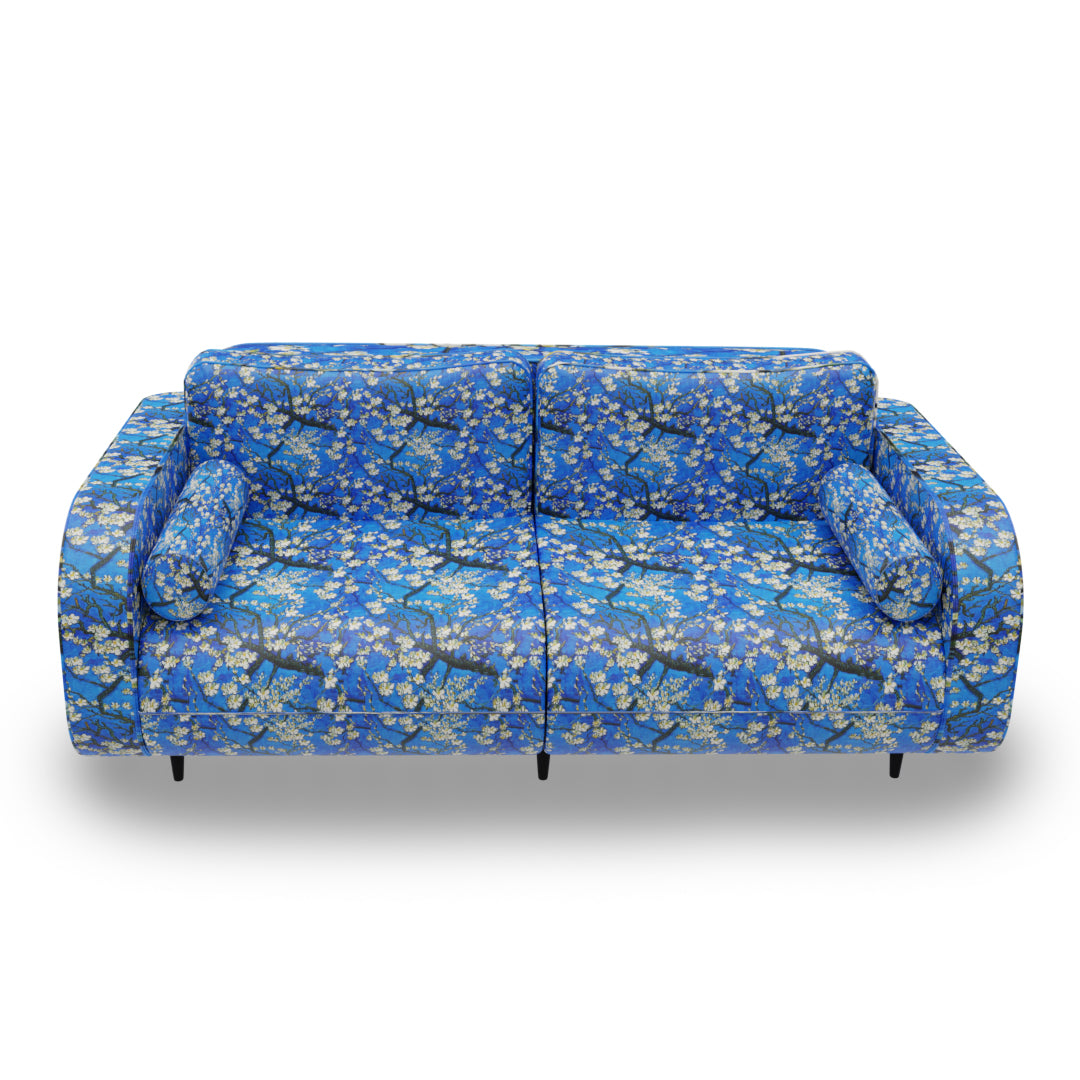 Blue Almond blossom sofa