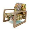 Alphonse Mucha Houten Fauteuil