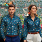 Bird and Pomegranate - William Morris Long Sleeve Shirts for Men