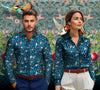 Bird and Pomegranate - William Morris Long Sleeve Shirts for Men