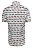 Checking Mopeds Short Sleeve Print Shirt for Men