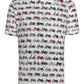 Checking Mopeds Short Sleeve Print Shirt for Men