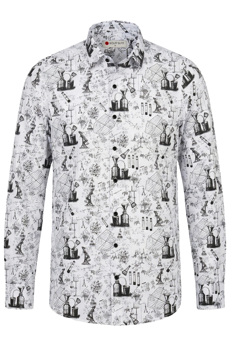Chemistry Experiments Herenoverhemd met lange mouwen
