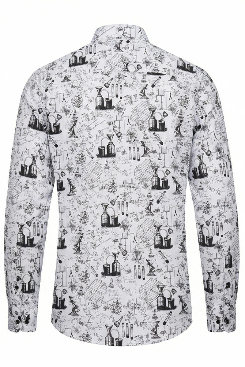 Chemistry Experiments Herenoverhemd met lange mouwen
