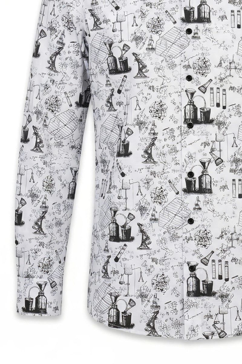 Chemistry Experiments Herenoverhemd met lange mouwen
