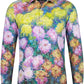 Chrysanthemums Monét Langarm Herrenhemd