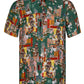 Courtesan Van Gogh inspired Short Sleeve Shirt for Men