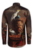 De Menagerie by Melchior d'Hondecoeter Print Long Sleeve Shirt for Men