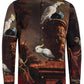 De Menagerie by Melchior d'Hondecoeter Print Long Sleeve Shirt for Men