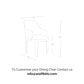 Rotterdam map dining chair