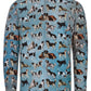 Dogs in Art Print Long Sleeve Shirt for Men