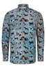 Dogs in Art Print Long Sleeve Shirt for Men