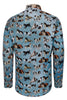 Dogs in Art Print Long Sleeve Shirt for Men