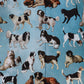 Dogs in Art Print Long Sleeve Shirt for Women